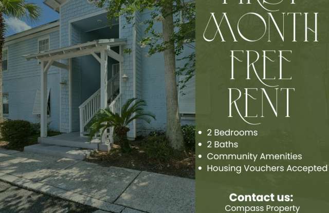 Fall Into Savings – First Month Free 2 Bed / 2 Bath Upstairs Condo in the Gated Community of Coastal Creek - 3434 Blanding Boulevard, Jacksonville, FL 32210
