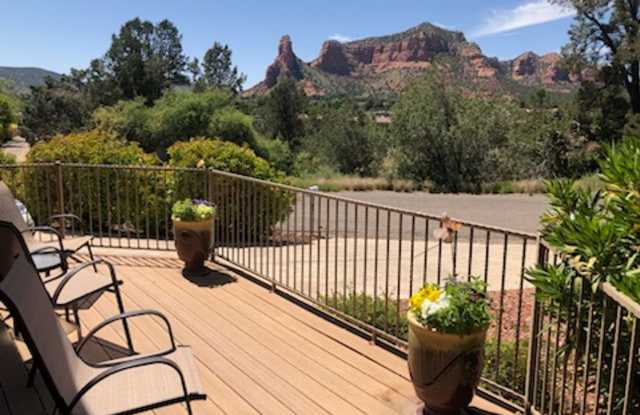 Gorgeous Views and a backyard oasis at this Fully Furnished Beauty! - 450 Concho Drive, Village of Oak Creek, AZ 86351