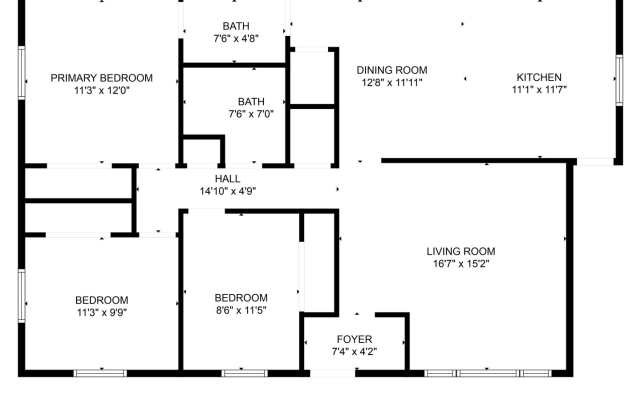 3-bedroom, 1.5 bathroom unfurnished home in Saint Joseph photos photos