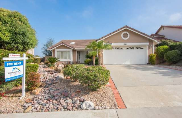 Lovely 3+BR Single-Story Carlsbad Home With AC  Skylights!! - 2620 El Aguila Lane, Carlsbad, CA 92009