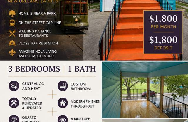 3 bedrooms 1 bath - Mid City - Streetcar Access! photos photos