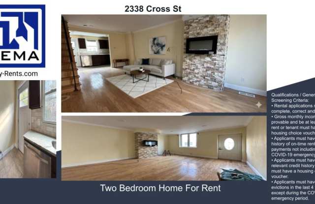 Philadelphia Rental with Modern Finishes and Stone Accent Wall. - 2338 Cross Street, Philadelphia, PA 19146