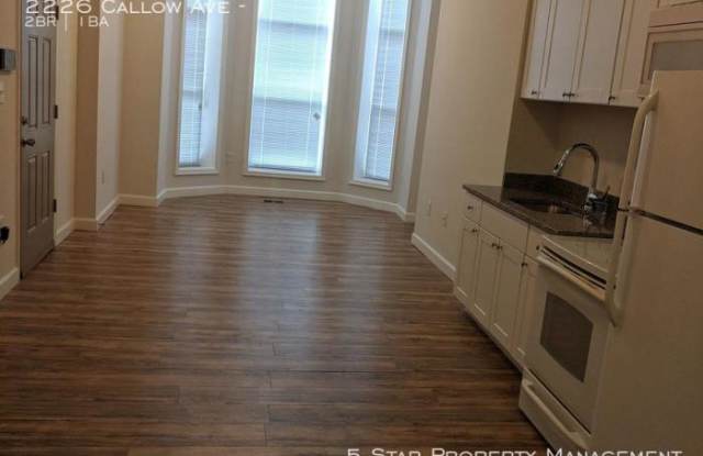 2226 Callow Ave - 2226 Callow Avenue, Baltimore, MD 21217