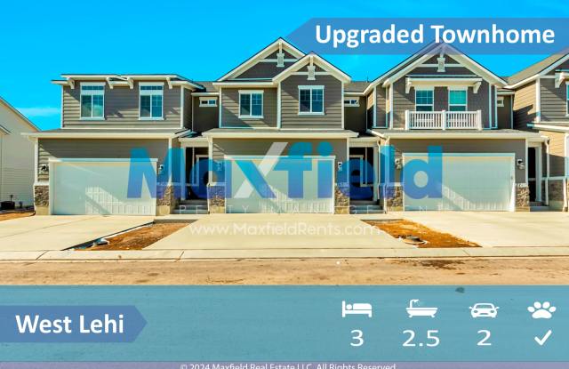 Like new - 3BD 2BA 2 GAR townhome West Lehi - 765 North Hilltop Drive, Lehi, UT 84043