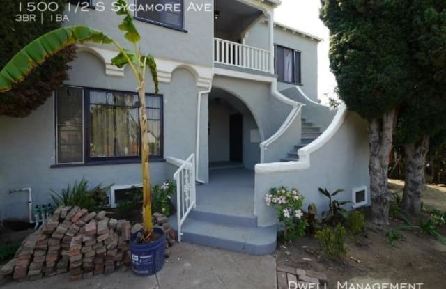 1500 1/2 S Sycamore Ave - 1500 1/2 S Sycamore Ave, Los Angeles, CA 90019