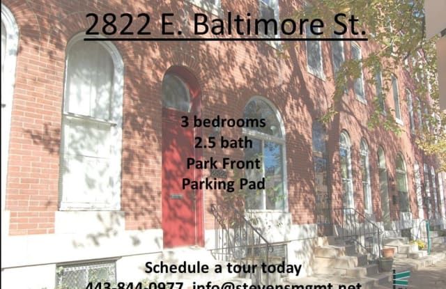 2822 E. Baltimore St - 2822 East Baltimore Street, Baltimore, MD 21224