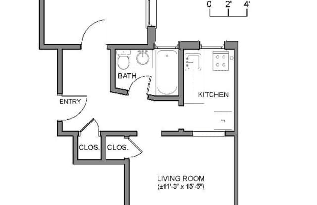 Gas, heat and hot water included! Great Fenway 1-Bed photos photos