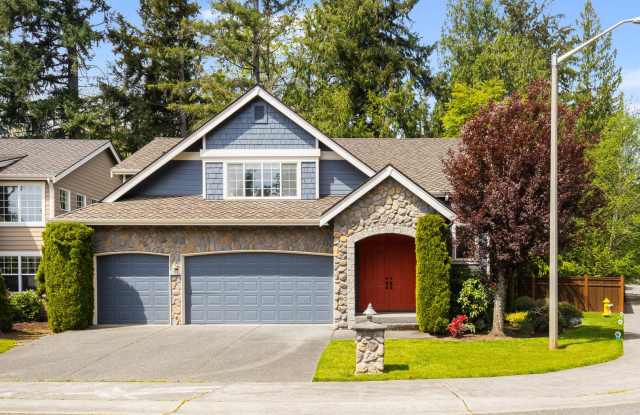 Private Greenbelt Retreat in Sammamish | 5BR Potential, 3-Car Garage and A/C - 23446 Northeast 6th Place, Sammamish, WA 98074