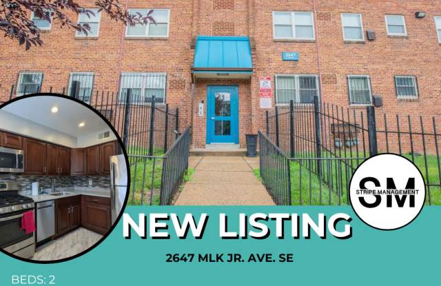 2647 Martin Luther King Junior Avenue Southeast - 202 - 2647 Martin Luther King Junior Avenue Southeast, Washington, DC 20020
