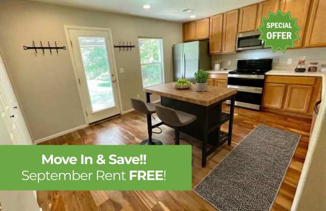 Beautiful 4 Bedroom, 2 Bath Home with Garage and Serene Outdoor Space in Provincetowne! - Landscaping and Mowing included - Initial Lease Term through May 2027 with No Rent Increase if Renewed for 1 Year Gallery 1