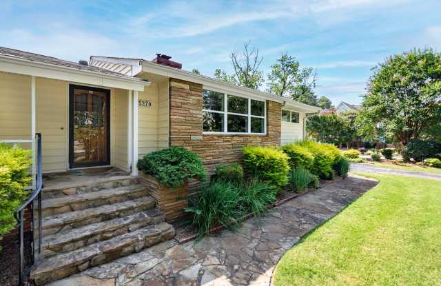 Fantastic Midtown location - 3 Bed, 2 Bath Ranch with Sunroom and Sauna - 5270 Six Forks Road, Raleigh, NC 27609