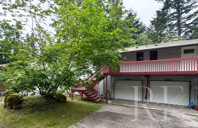 Spacious Silverdale Townhome-Style Duplex | Vaulted Ceilings, Fireplace & Two Private Decks Gallery 1