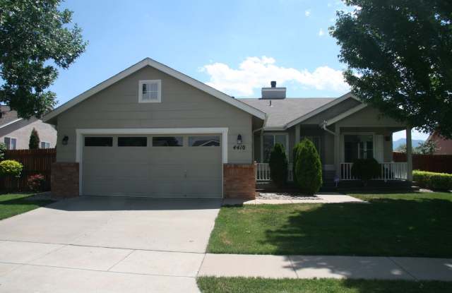 Beautiful 4 Bedroom Ranch Style Home Available! - 4410 Wintergreen Circle, Colorado Springs, CO 80916