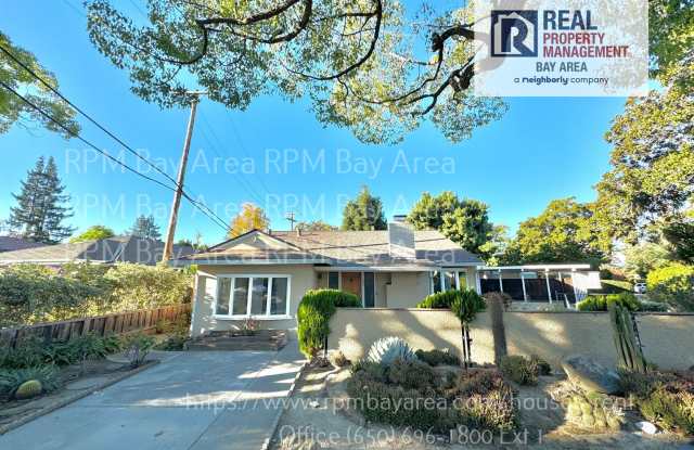 Price Drop: Bright 4 Bedroom 2 Bathroom Single Level Home with Bonus Room in Palo Alto Neighborhood - 1087 Embarcadero Road, Palo Alto, CA 94303