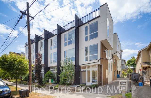 Modern 2BR Columbia City/Hillman City Townhome * 2 Roof Decks, Carport  A/C! photos photos
