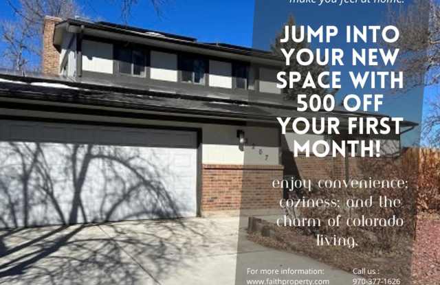 Take $500 Off Your First Month | Room for Everyone – 5 Bedroom Fort Collins Home Gallery 1