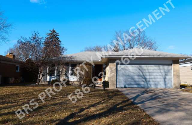 Sterling Heights brick ranch with 3 bedrooms and 1.5 bath for rent. photos photos