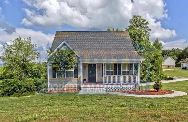 Back porch with mountain views! - 353 Shady Hollow Circle Southeast, Bradley County, TN 37323