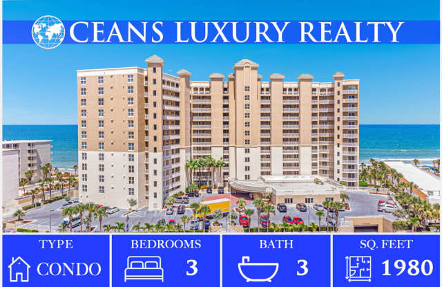 Furnished Daytona Beach Shores Condo - 2403 South Atlantic Avenue, Daytona Beach Shores, FL 32118