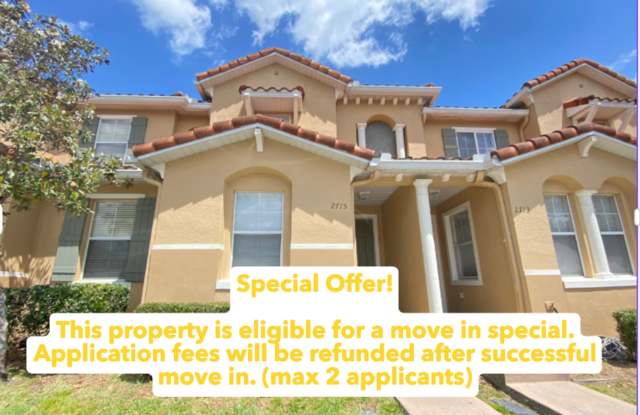 3Bdrm 3Bath Townhome -- Gated Community in West Kissimmee -- Application Special photos photos