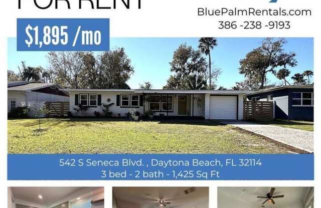 Charming 3-bedroom, 2-bathroom home - 542 South Seneca Boulevard, Daytona Beach, FL 32114