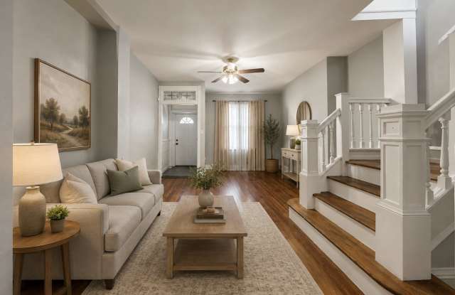 Oversized Classic Row Home w Wood Floors and Paved Backyard Gallery 3
