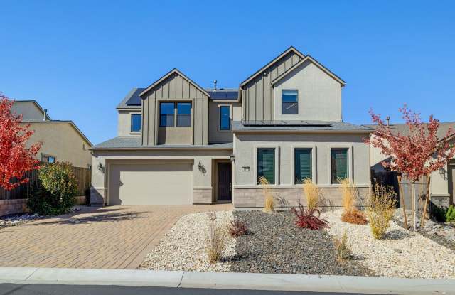Beautiful 4BR/4BA home in the gated Copper View community. Features spacious living areas, mountain views, and updated appliances. Move-in ready! - 15019 Copper Sunrise Drive, Reno, NV 89521