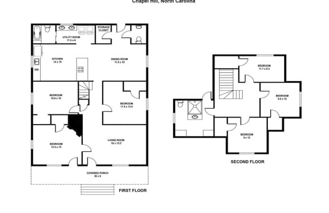 Great corner house in Chapel Hill! Gallery 3