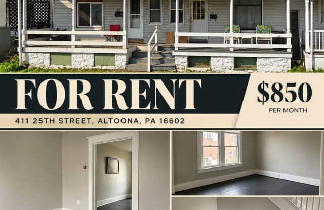 FOR RENT – 411 25th Street, Altoona, PA 16602 Gallery 1