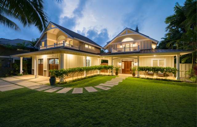 Stunning Fully-Furnished 3 Bedroom, 3.5 Bath Home With Pool and Spa on Quiet Beachside Lane Near Kailua Town, Available May 1, 2026 for 7 Month Rental photos photos