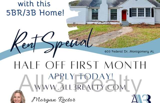 603 Federal Dr - 603 Federal Drive, Montgomery, AL 36107