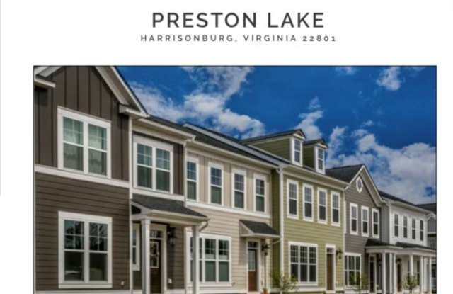 Luxury Townhouse With Detached Two Car Garage and Court Yard in Preston Lake - 253 Council Street, Massanetta Springs, VA 22801