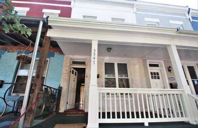 Updated 3bd/2ba Hampden Rowhome w/ CAC, W/D, more! Available 8/15! photos photos