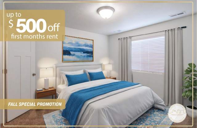 Get up to $500 off the first month's rent! Lovely 2-Bed, 2-Bath Condos in The Meadows in Provo. Modern Floor Plan and Perfect Location! - 700 South Meadow Drive, Provo, UT 84601
