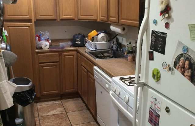 Large Garden Level Unit near T and Brookline Border. GREAT for BU students! Cat OK photos photos