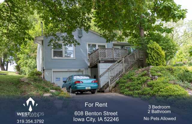 $2,800 | 3 Bedroom, 2 Bathroom House | No Pets | Available for June 1st, 2025 Move In! - 608 West Benton Street, Iowa City, IA 52246