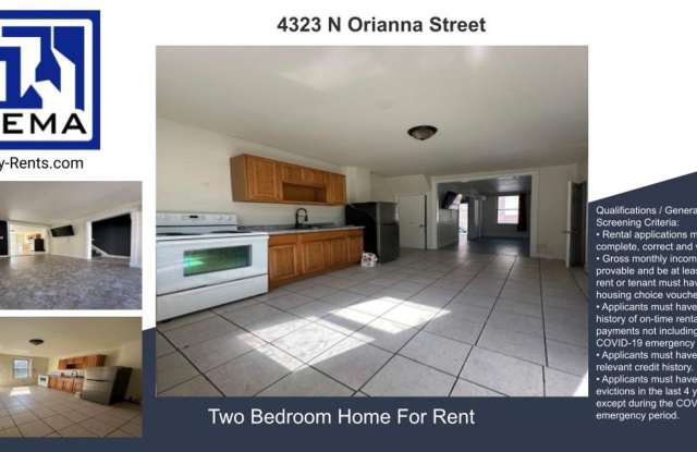 TWO BEDROOM HOUSE FOR RENT ON ORIANNA STREET photos photos