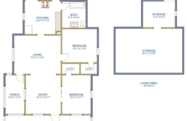 Classic 2 Bedroom Home with Tall Ceilings Gallery 3