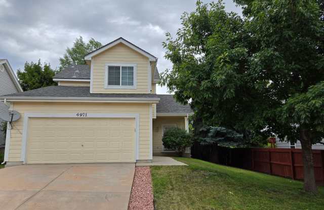4971 Copen Dr - Powers Area - 2 Bed/ 1.5 Bath/ 2 Car Garage - 4971 Copen Drive, Colorado Springs, CO 80922