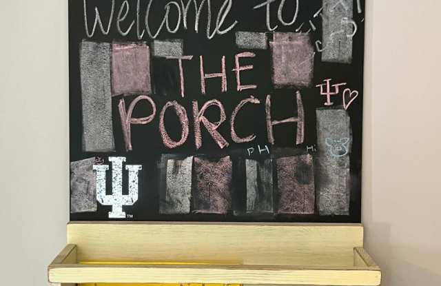"The Porch" - ABNB, Short Term, monthly and long-term RENTAL. Famous IU Tailgate house Gallery 4