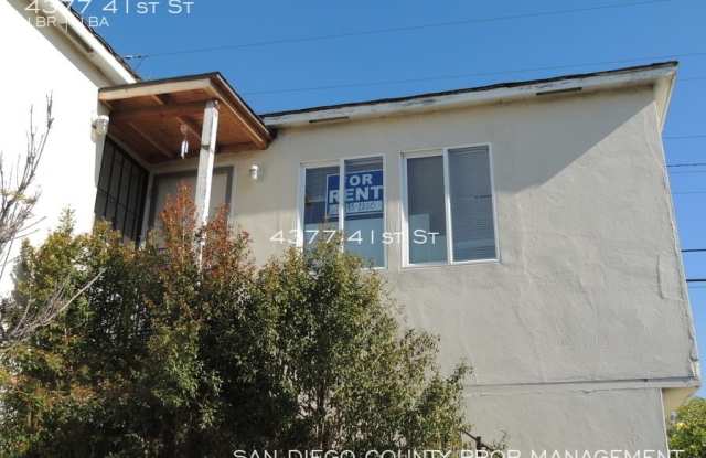 4377 41st St - 4377 41st Street, San Diego, CA 92105
