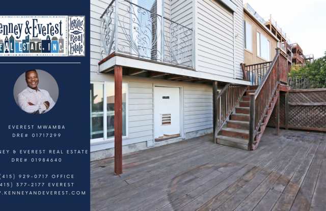 Spacious three-story 4BR/3BA single family home in Bernal Heights, Deck, View,W/D,Storage(637 Peralta Avenue) - 637 Peralta Avenue, San Francisco, CA 94110