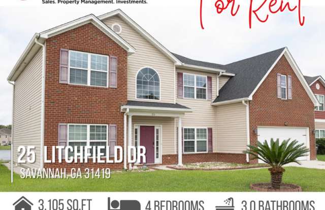 25 Litchfield Drive - 25 Litchfield Drive, Savannah, GA 31419 25 Litchfield Drive - 25 Litchfield Drive, Savannah, GA 31419