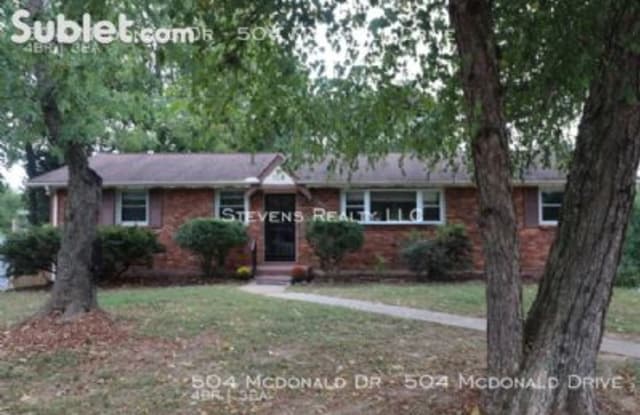 504  Mcdonald Dr. Upstairs - 504 Mc Donald Drive, Nashville, TN 37217