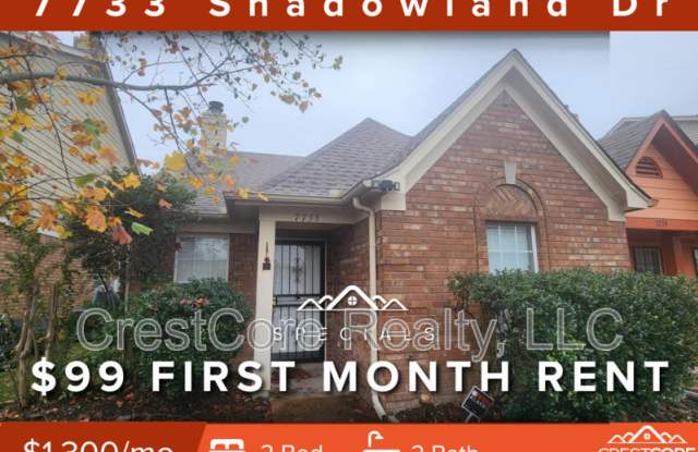 7733 Shadowland Dr - 7733 Shadowland Drive, Shelby County, TN 38125