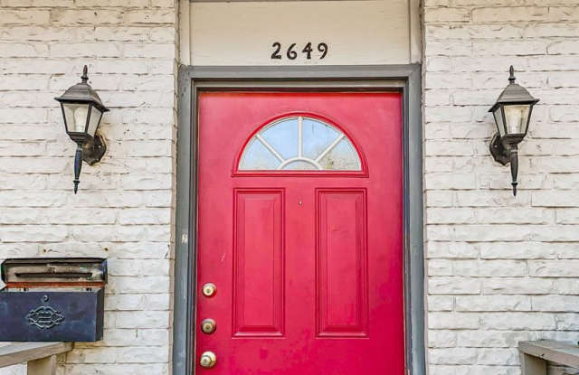 GREAT HOUSE IN AN EXCELLENT LOCATION. Beautiful Red door! - 2649 Peavy Road, Dallas, TX 75228