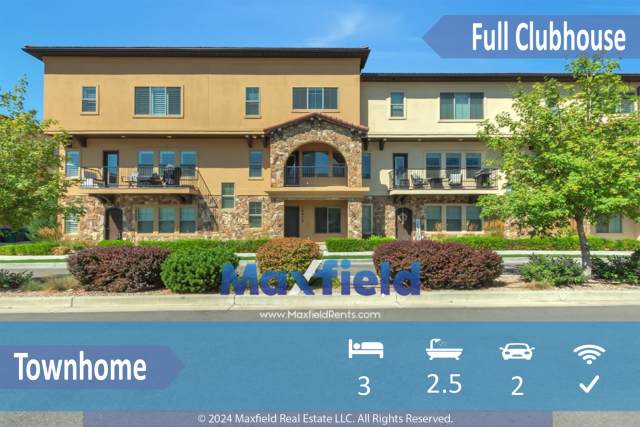 View of 3 BD + Office 2 BA 2 GA Luxury Townhouse - Highland Utah - with High ...
