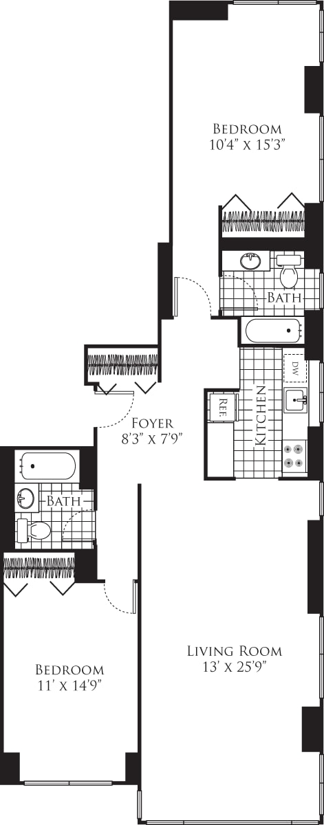 Longacre House Apartments – 23J