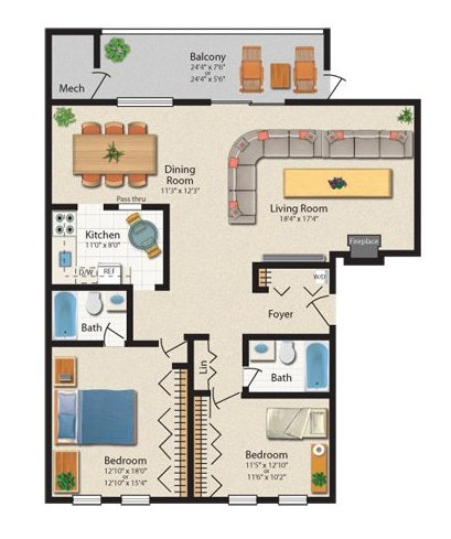 Twin Ridge Apartments – 102
