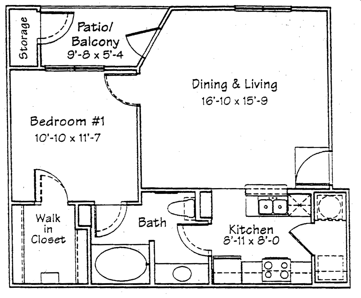 9th St Apartment – 1-123